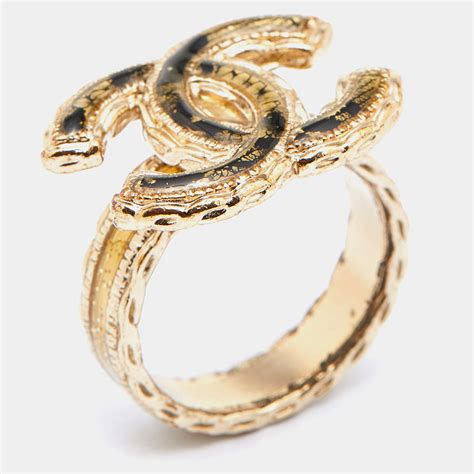 chanel metal cc ring|chanel ring size chart.